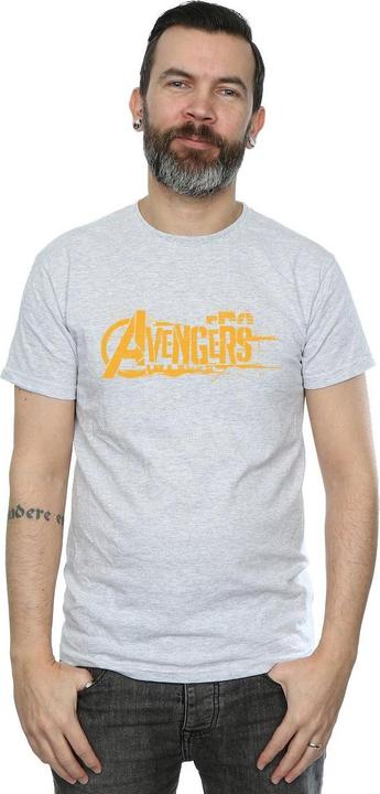 Produktbild Avengers Infinity War Orange Logo TShirt (XL)