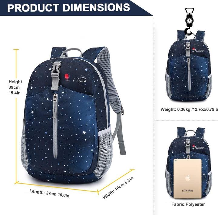 Produktbild Only-Bags.Store Kinderrucksack Tagesrucksack Grundschule Tagesrucksack Schulrucksack für die Schule Freizeitreisen (12 l)