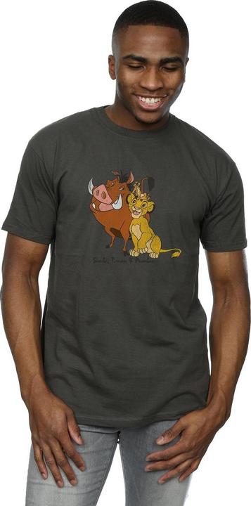 Immagine prodotto The Lion King Classic Maglietta Simba Timon & Pumba Uomo (L)