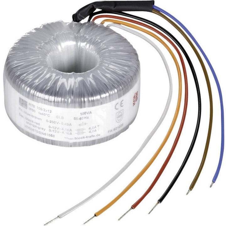 Nuvotem Talema Transformer Toroidal 225VA 2x12V o/p