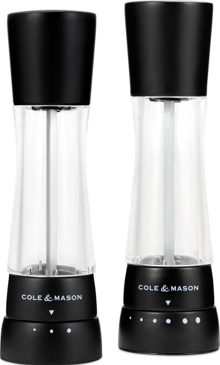 Produktbild Cole & Mason Cole&Mason Salz- und Pfeffermühle Derwent 19 cm, Schwarz matt (Pfeffer, Salz)