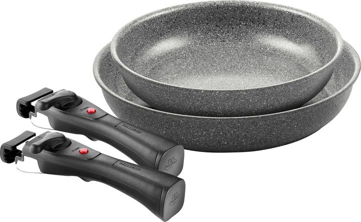 Actual product image Ballarini 4-piece Torre frying pan set 20 + 28cm (Frying pan, Aluminium, 28 x 8.60 cm)