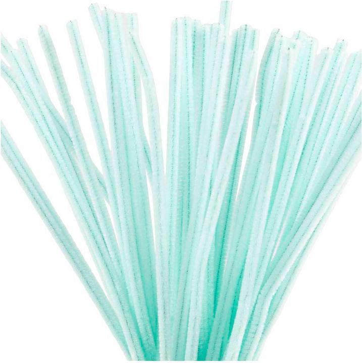 Image du produit Creativ Company Chenilledraht 50 Stück, Türkis, Länge: 30 cm (0.30 m)