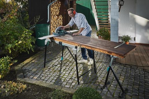 Produktbild wolfcraft 1 MASTER work 1600 Arbeitstisch (111 cm, 76.50 cm)