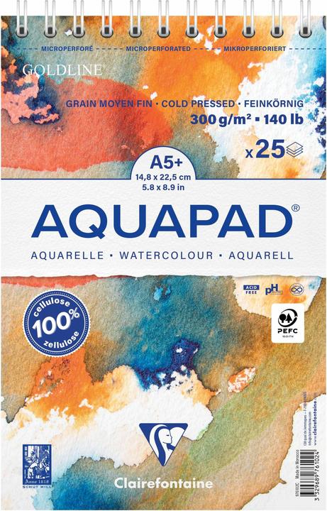 Clairefontaine Aquarellpapier (300 g/m², 112 x)