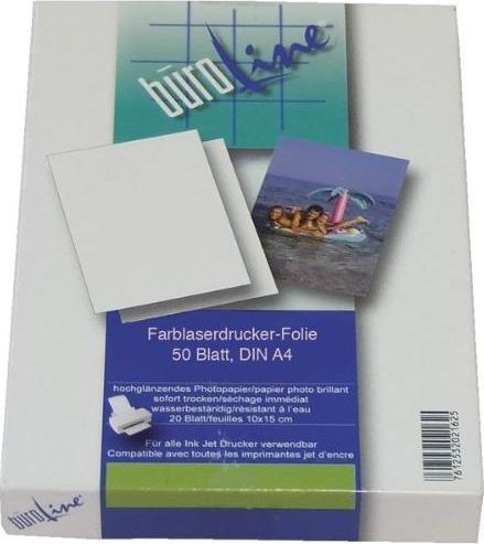 Produktbild BüroLine Farblaser-Folie A4 (A4, 50 Stk., 180 µm)