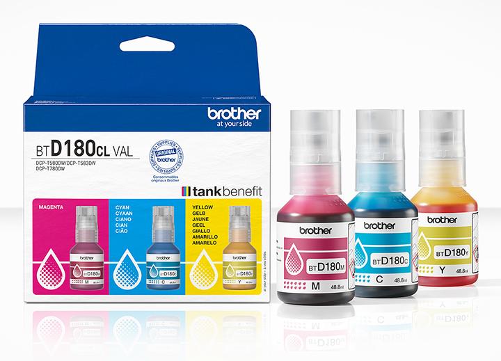 Actual product image Brother Bottle Value Pack C/M/Y (C, M, Y)