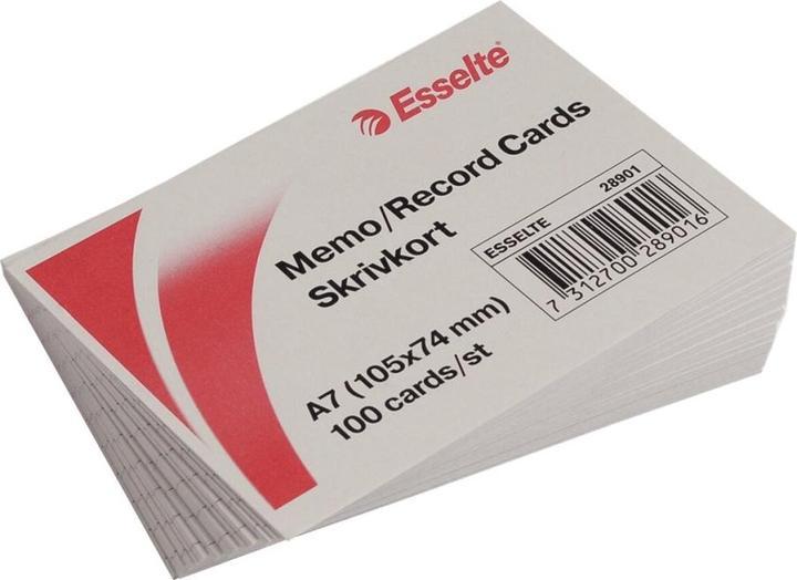 Actual product image Esselte kartotekkort format A7 lined (A7)