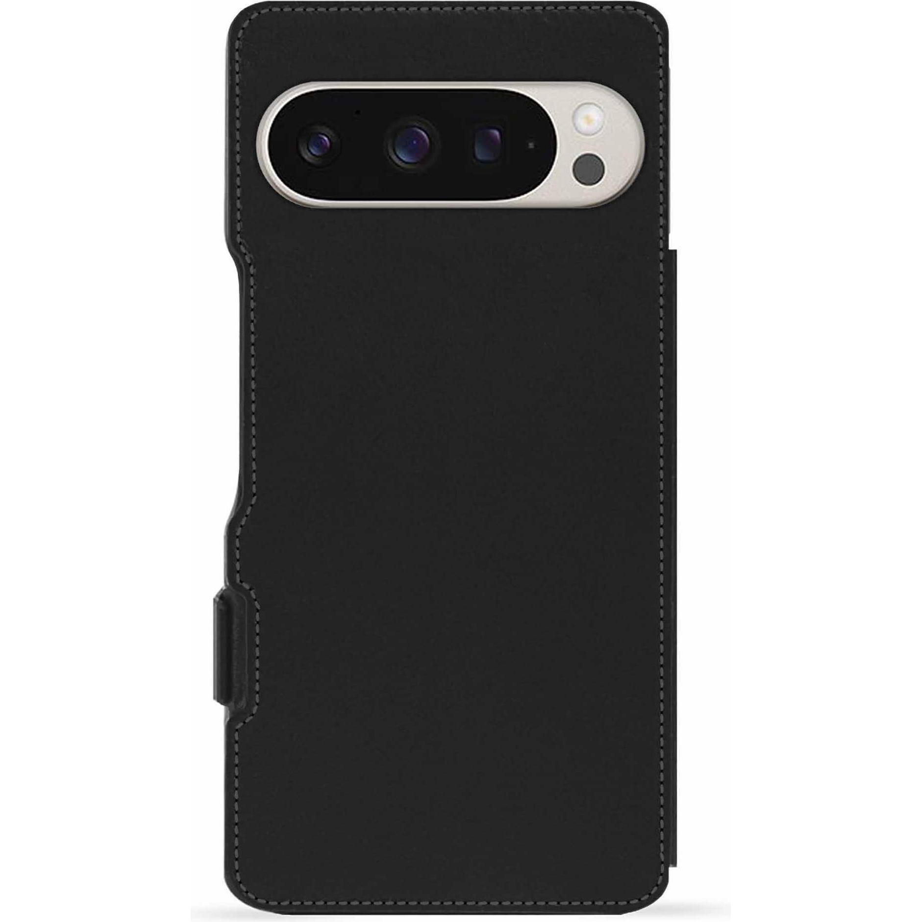 Thumbnail - Noreve Lederschutzhülle horizontal (Google Pixel 9 Pro Fold), Smartphone Hülle, Rosa