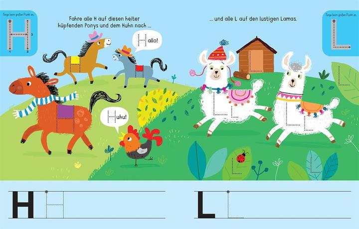 Produktbild Mein Wisch-und-weg-Vorschulspass: Grossbuchstaben (Deutsch, Jessica Greenwell, 2021)