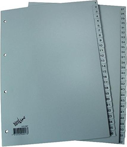 Image du produit BüroLine Registre des numéros A4 - Plastique