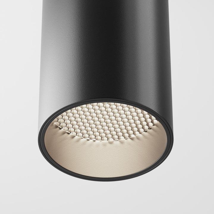 Actual product image Maytoni FOCUS LED ceiling light, ceiling lamp 12W dimmable 12.5cm Black 4000K 90Ra Neutral white (900 lm)