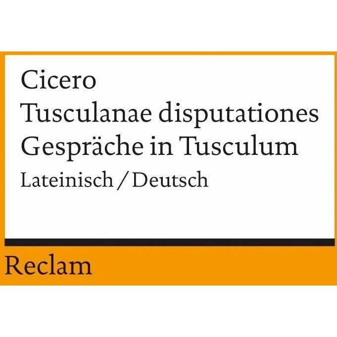 Gespräche in Tusculum, Schulbücher von Cicero, Ernst Alfred Kirfel