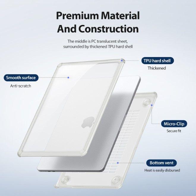 Actual product image Dux Ducis LCGM Protective Hard Case Series (15.30", Apple)