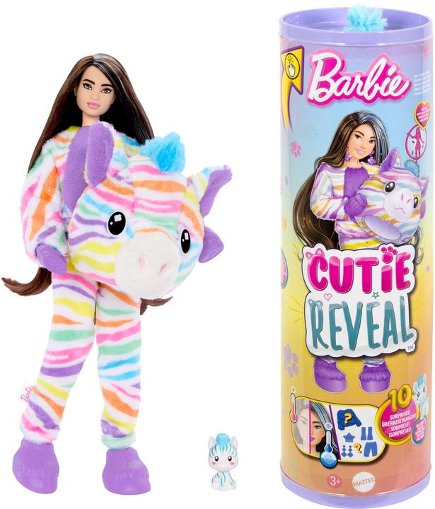 Actual product image Barbie Cutie Reveal Colour Dream Series - Zebra