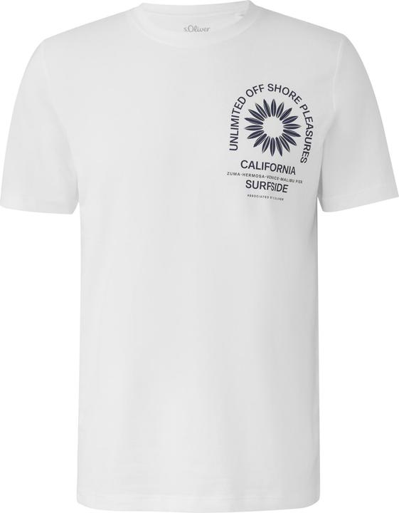 Produktbild S.Oliver T-Shirt T-Shirt mit Crew Neck und Frontprint (3XL)