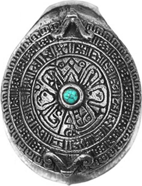 Immagine prodotto Star Piercing Ohrgewicht Schlüsselloch silber Kugel mit Onyx und Türkis Stein (Ottone, Mnerale)