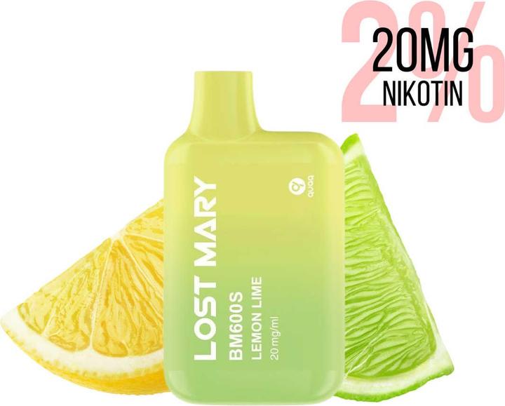 Produktbild Lost Mary BM600s, Lemon Lime (Limette, Zitrone)