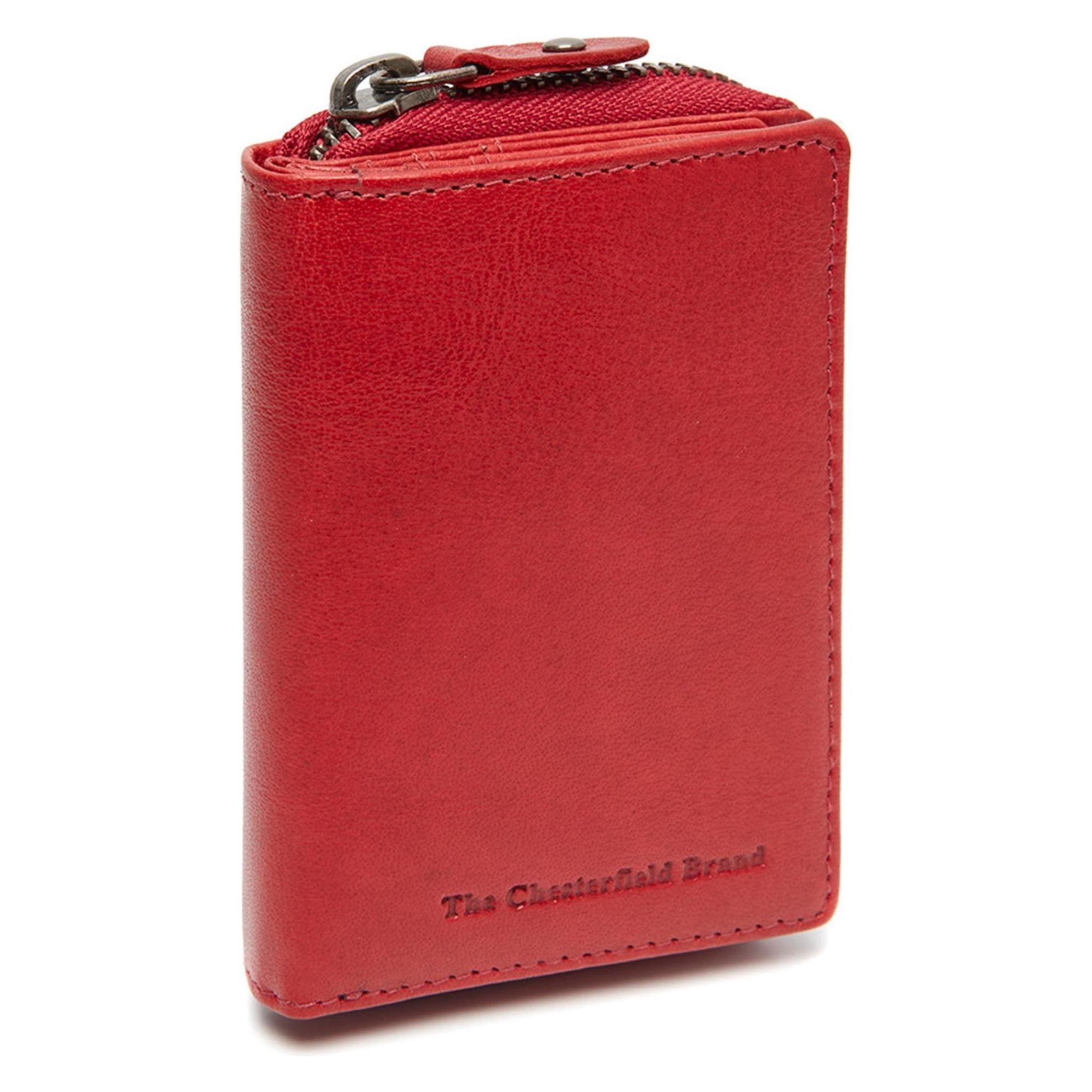 The Chesterfield Brand, Damen, Portemonnaie, Sionel Geldbörse Rfid Schutz Leder 7.5 Cm, Rot