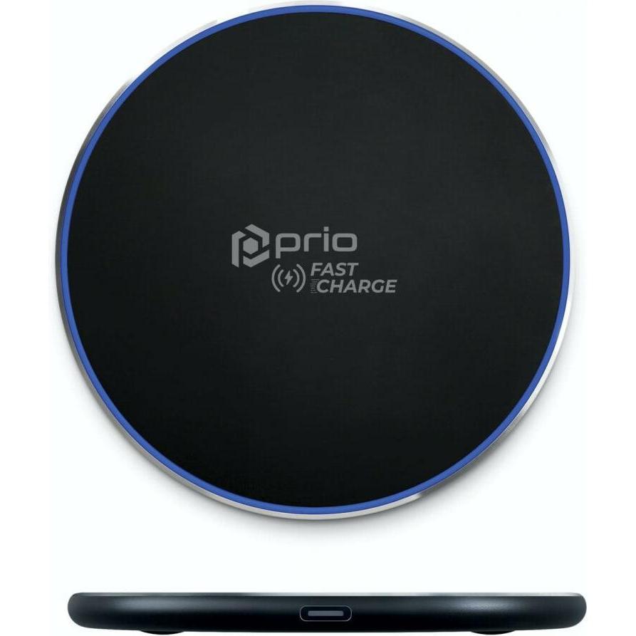prio Fast Charger (15 W), Wireless Charger, Schwarz