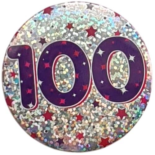 Produktbild Apac Sternemuster Abzeichen 100. Geburtstag Metall