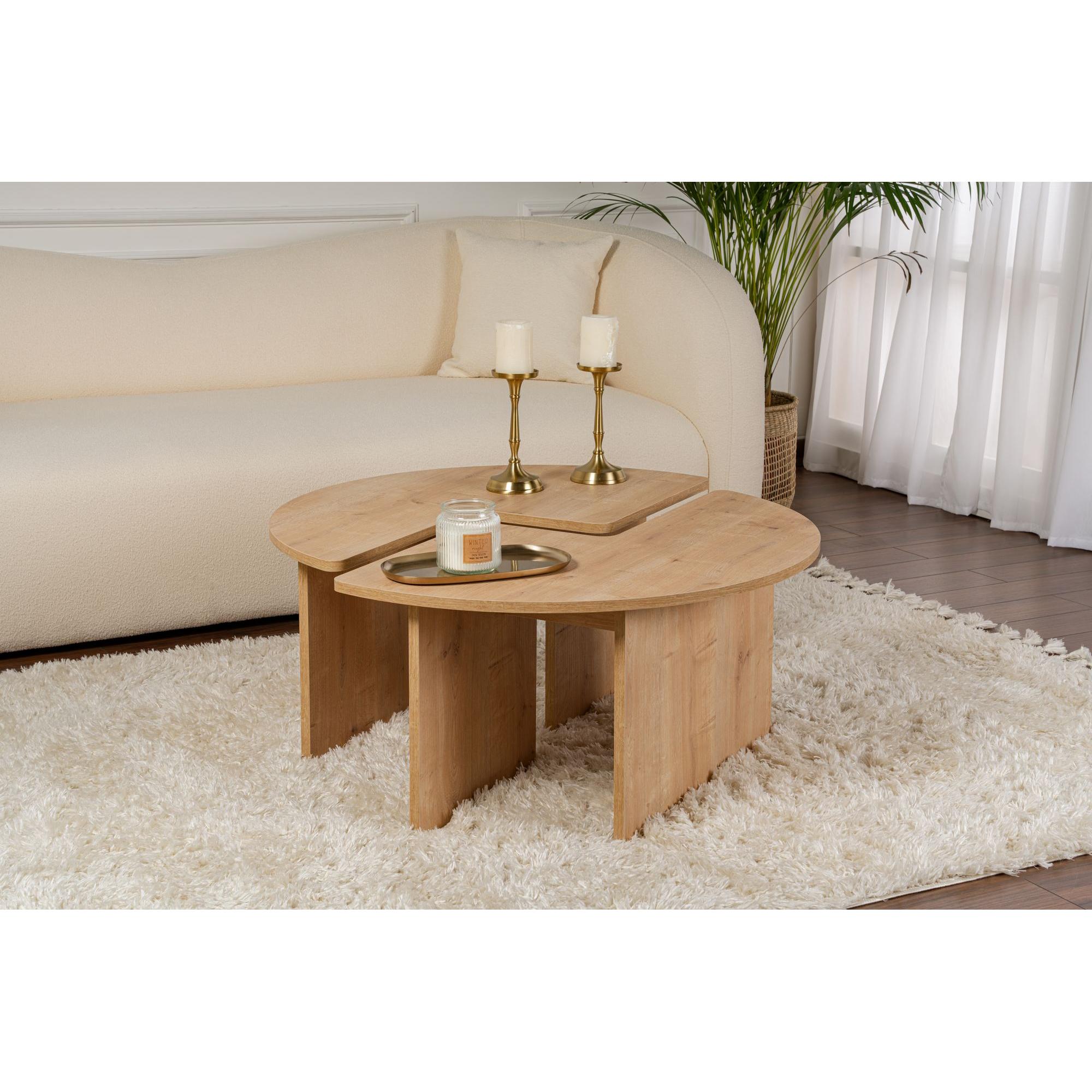 Thumbnail - Skye Decor, Couchtisch + Beistelltisch, Moira Scandinavian Coffee Table (90 x 41 x 90 cm)
