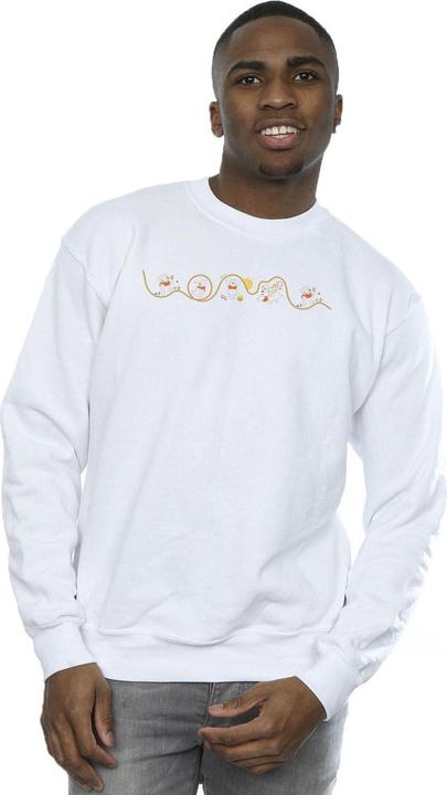 Actual product image Disney Mens Winnie The Pooh Tigger Line Sweatshirt (M)