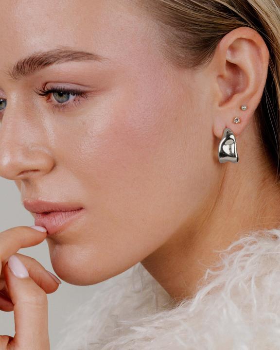 Actual product image Luamaya Delicate Bead Studs (Stainless steel)