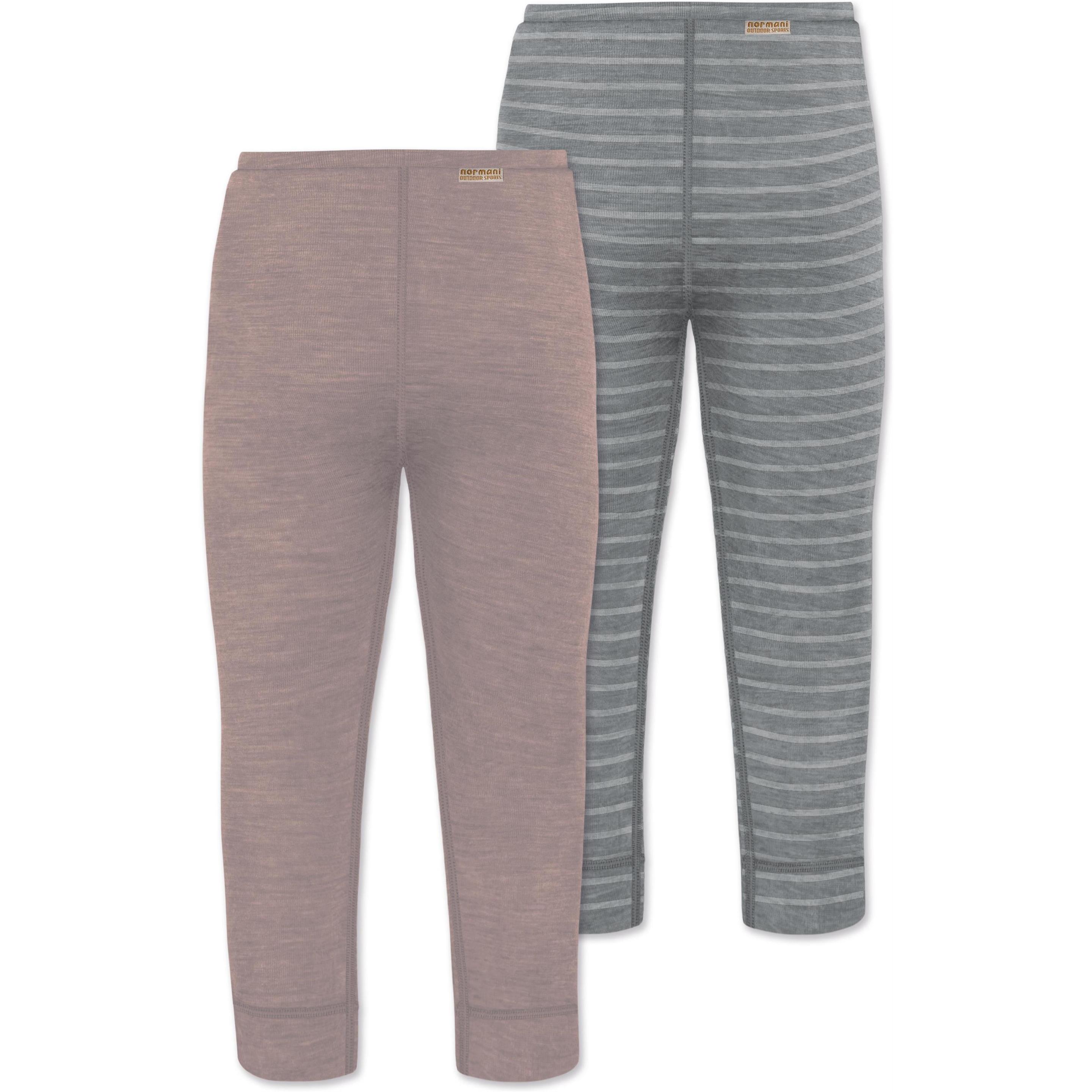 Thumbnail - Normani, Herren, Hosen, 2er Pack Baby Merino Hose „Tutira" - 9507, Rosa, (80)