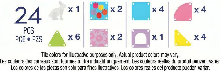 Image du produit Magna-Tiles MT Micromags Travel set "Spring Garden", 24 pcs