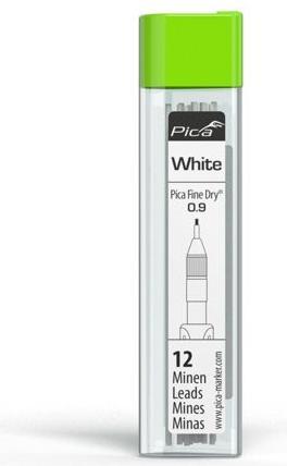 Produktbild Pica Fine-Dry Minen-Set weiss (12 Stk., 0.90 mm)