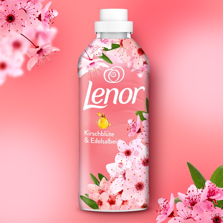 Productafbeelding Lenor Kersenbloesem & edele salie (56 Wascycli, Fles)