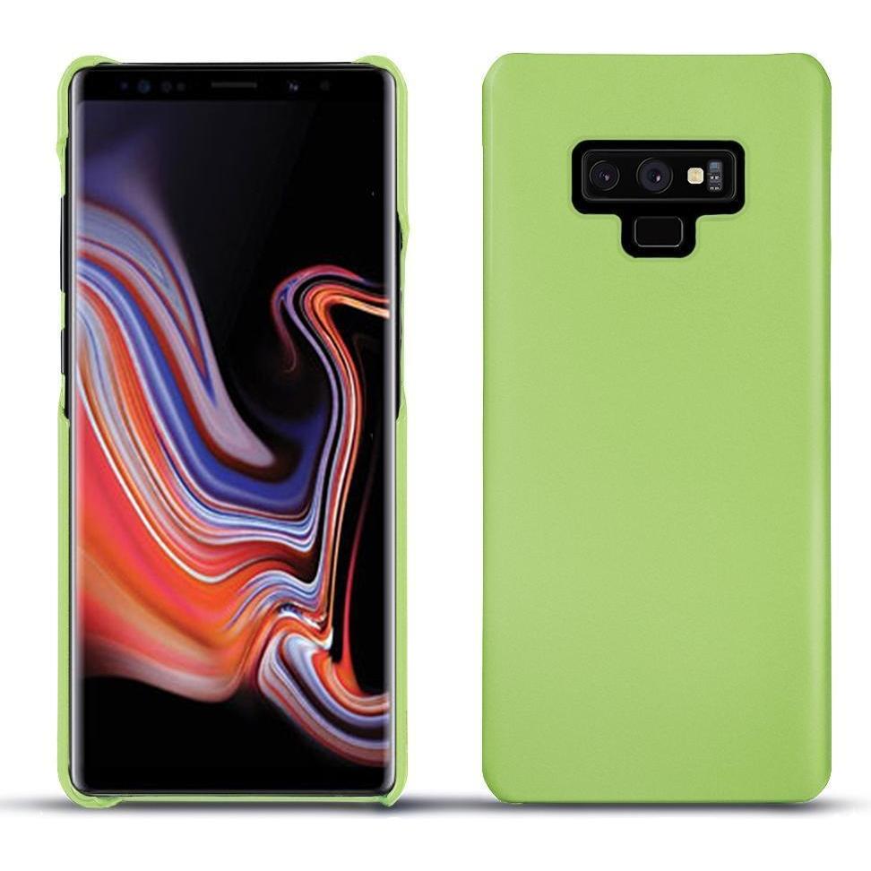 Noreve Lederschutzhülle (Samsung Galaxy Note 9), Smartphone Hülle, Grün