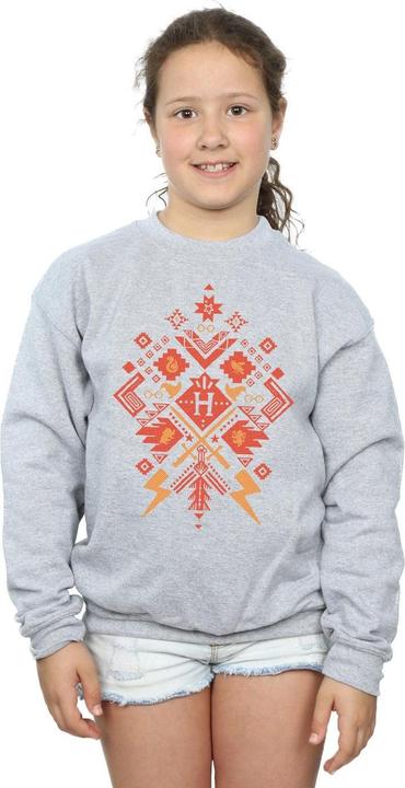 Produktbild Christmas Fair Isle Sweatshirt Mädchen (128)