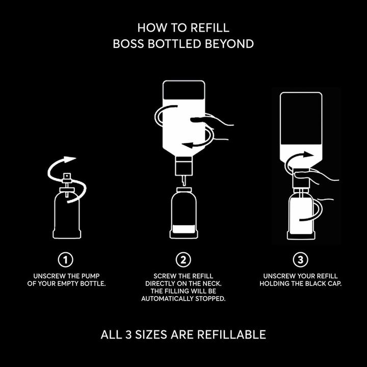 Actual product image Hugo Boss Boss Bottled Beyond Eau De Parfum Refill 200 Ml (Eau de parfum, 200 ml)