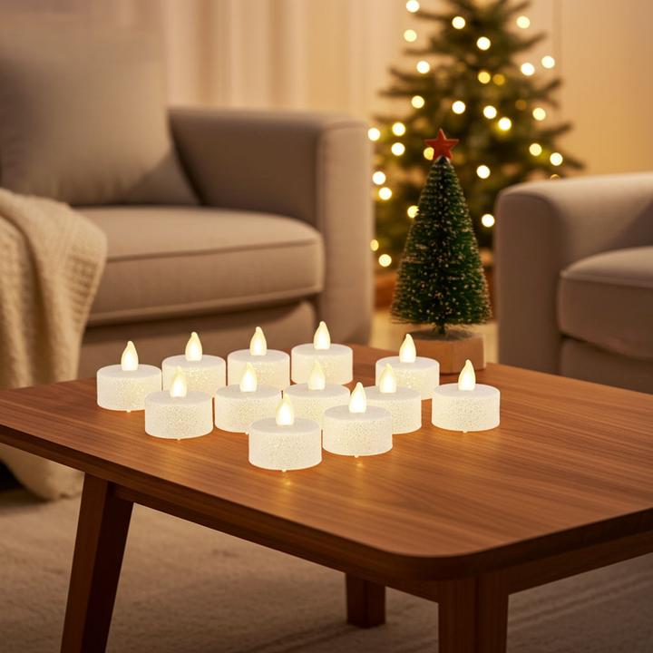 Actual product image H & S Collection LED tea lights 12 pieces (12 x)