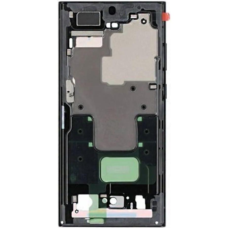 Samsung Galaxy S23 Ultra S918 LCD Frame - Graphite/Red (Galaxy S23 Ultra), Mobilgerät Ersatzteile