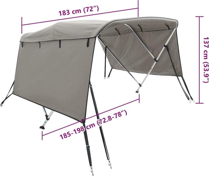 Actual product image vidaXL Bimini-Top