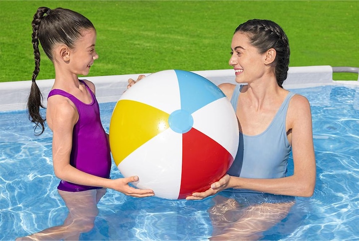 Produktbild Bestway Power Steel Frame Pool-Set 282 x 196 x 84 cm (282 x 196 x 84 cm)