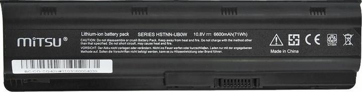 Actual product image Mitsu BATTERY BC/CO-CQ42H (COMPAQ 6600 MAH 71 WH) - Battery - Battery (9 cubicles, 6600 mAh)
