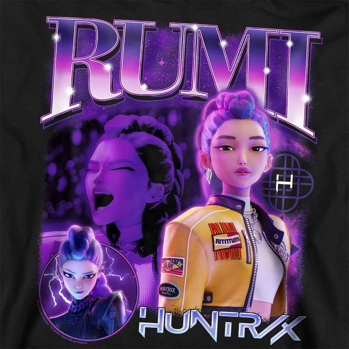 Immagine prodotto K-Pop Demon Hunters Huntr/X Felpa Rumi Bootleg Adulto Unisex (L)