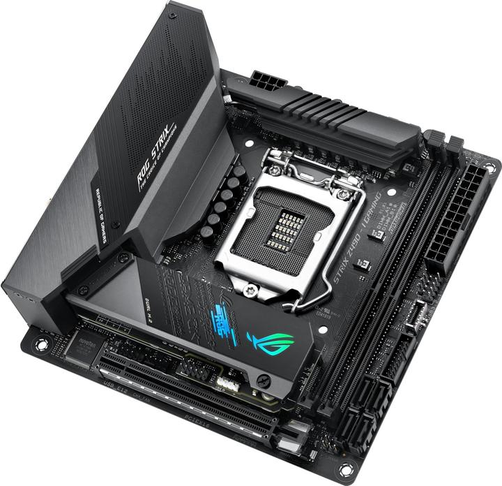 Image du produit ASUS ROG Strix Z490-I Jeux (LGA 1200, Intel Z490, Mini-ITX)
