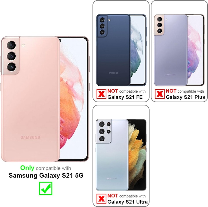Productafbeelding Cadorabo TPU gestreepte glasplaat (Samsung Galaxy S21 5G)