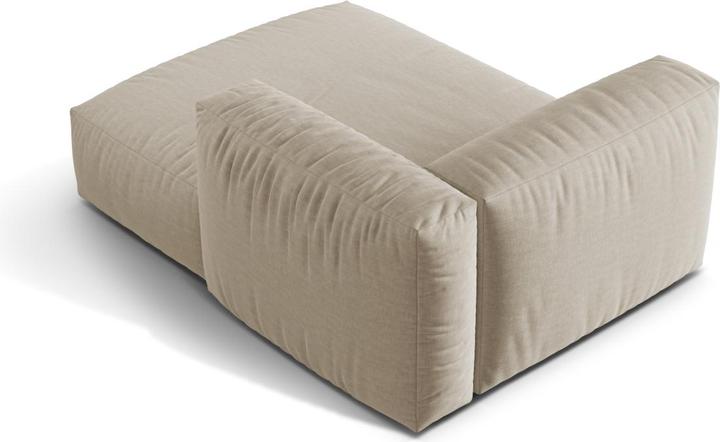 Image du produit Micadoni Chaise longue modulable droite, "Martina", 1 Place, 176x123x75 Fabriqué en Europe (Recamière)