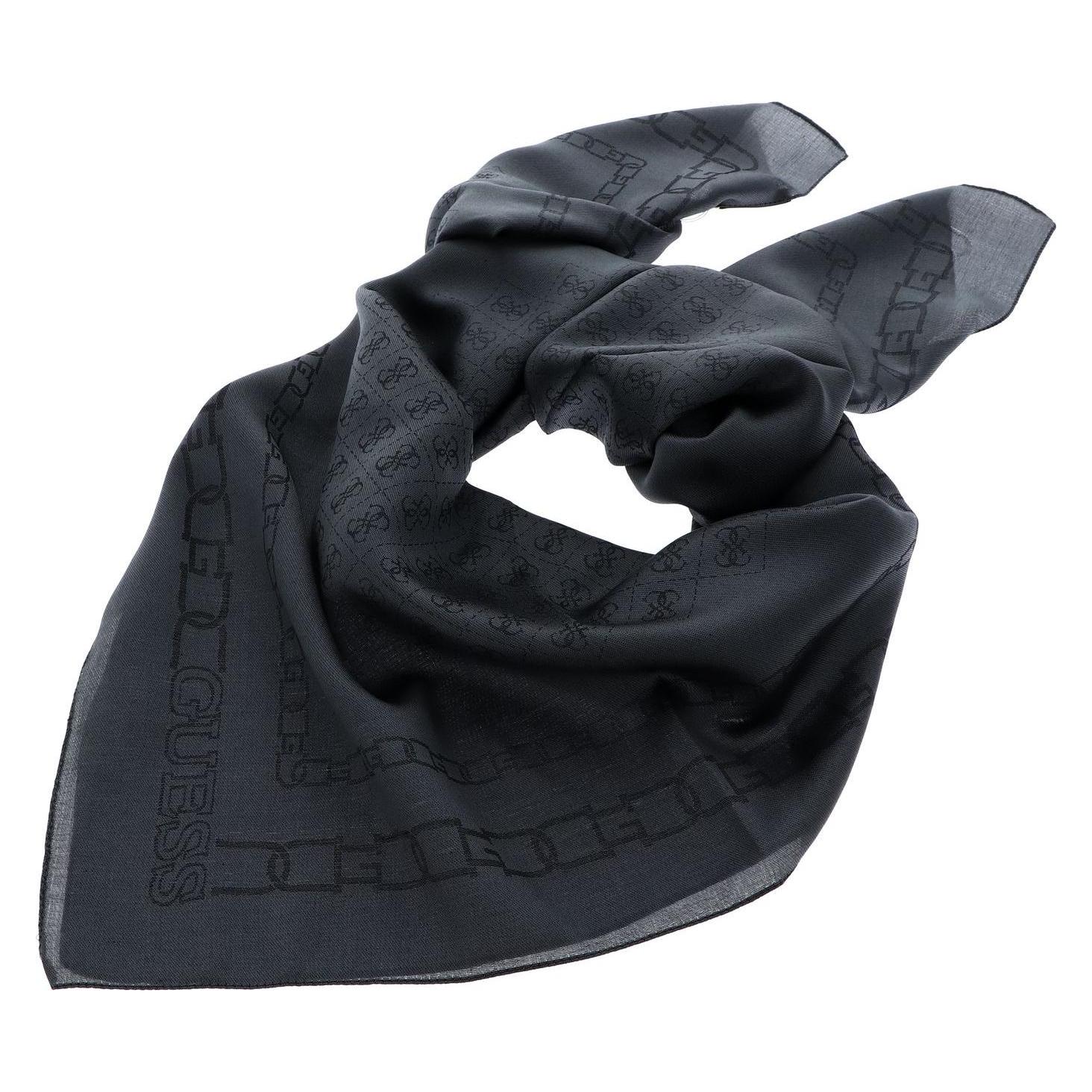 Guess, Damen, Schal, Kefiah Scarf, Schwarz