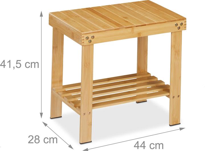 Image du produit Relaxdays Tabouret de salle de bain (150 kg)