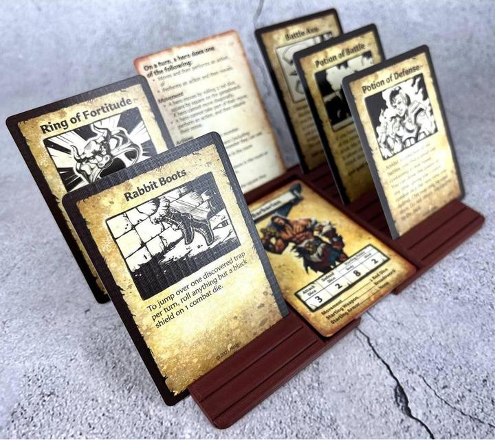 Produktbild Feldherr 3D11SET - 4er Pack Helden Dashboard für HeroQuest (2021) (Kunststoff)