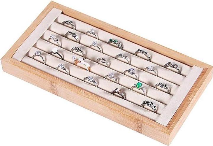 Immagine prodotto JTI Set per anelli - Bambù - Beige