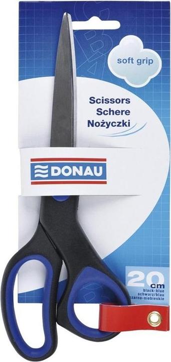 Productafbeelding Donau Kantoorschaar softgrip, 20cm, blauw (20.50 cm)