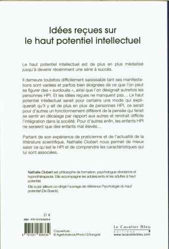 Actual product image Idées reçues sur le haut potentiel intellectuel (French, Clobert Nathalie, 2024)